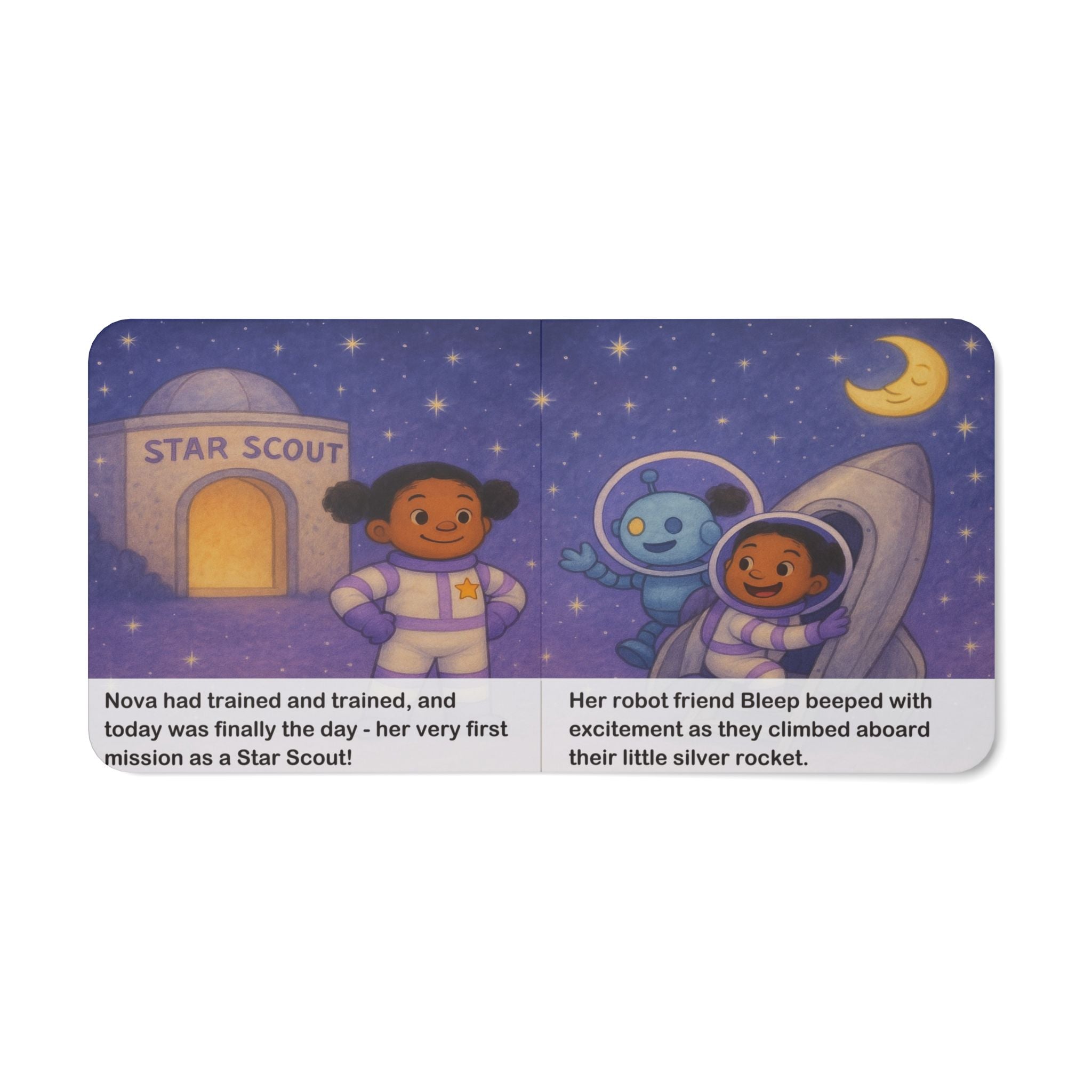 Board Book — Nova and the Star Scouts: Toddler Space Adventure Read-Aloud