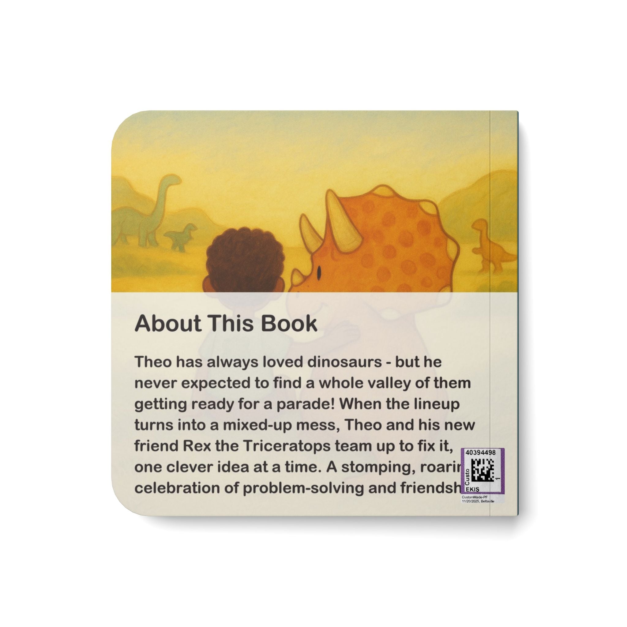 Board Book — Theo and the Dino Parade: Children's Dinosaur Story